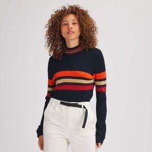 Backcountry Mockneck Stripe Sweater